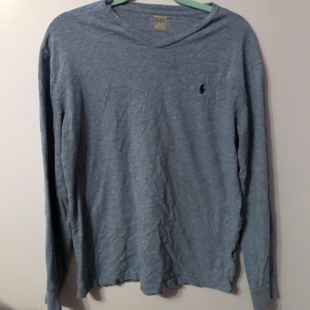 Polo V-Neck Long Sleeve